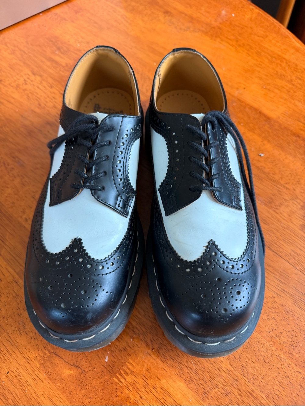 Black & White Dr. Martens 3989 Creepers